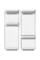 Sada skladovacích nádob s víkem Brabantia Tasty+ 4-pack