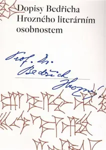 Dopisy Bedřicha Hrozného literárním osobnostem - Šárka Velhartická