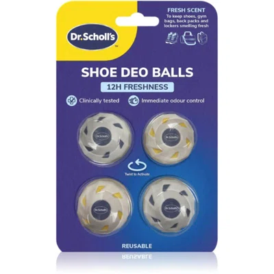 Scholl Dr. Scholl's 12 Hour Freshness osvěžující kuličky do obuvi 4 ks