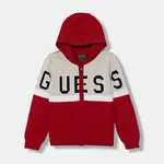 Dětský bavlněný kardigan Guess červená barva, N5YR02 Z0150