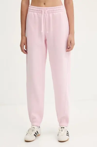 Tepláky adidas All SZN dámské, růžová barva, JV7304