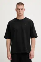 Bavlněné tričko adidas Originals Oversize Tee pánské, černá barva, JY1398