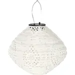 Solární LED svítilna House Nordic Harwood 30 cm bílá barva