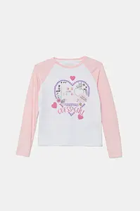 Dětské tričko s dlouhým rukávem Guess