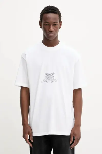 Bavlněné tričko HUGO Duarms