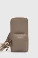 Kožené pouzdro na telefon Coccinelle COCCINELLEPIXIE béžová barva, E5 PM0 27 01 01