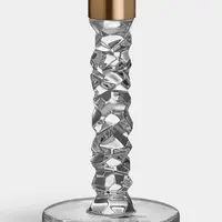 Dekorativní svícen Orrefors Carat 18,3 cm průhledná barva