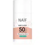 Naif Baby & Kids Mineral Sun Stick tyčinka na opalování SPF 50 36 g