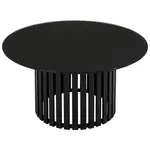 Livetastic KONFERENČNÍ STOLEK, černá, kov, sklo, 80/80/40 cm