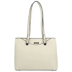 Dámská kabelka na rameno světle krémová - Delami Little Lady