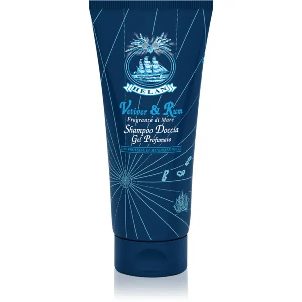 Helan Vetiver & Rum šampon a sprchový gel pro muže 200 ml