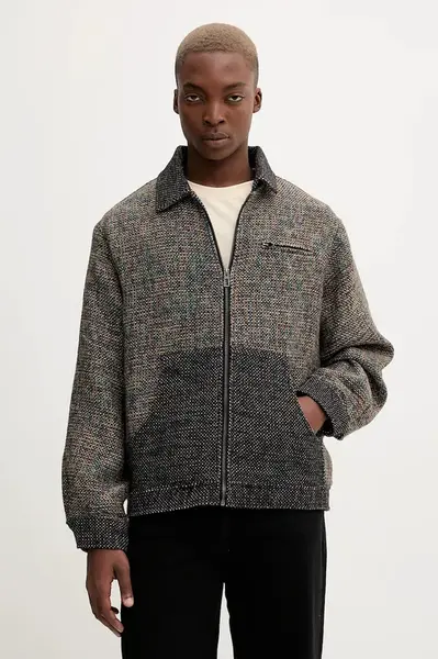 Bunda s prímesou vlny Desigual RUSTIC FABRIC