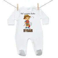 Boodyy Overal Keď vyrastiem budem rybár 56 (0-2 mesiace)