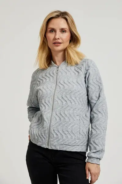 Marisse Women's Sweatshirt Z-Bl-4506 L.Grey