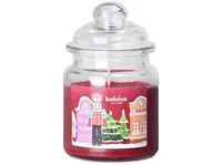 Bolsius Sklo 79x129mm Louskáček, červená vonná svíčka