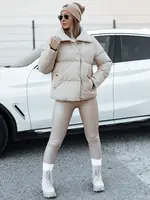 Dámská zimní bunda LARO jasnoběžná