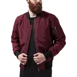 Bunda 2-Tone Bomber Jacket vínová/černá