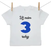 Boodyy Tričko s krátkym rukávom Už mám 3 roky Chlapec 86 (12-18 mesiacov)