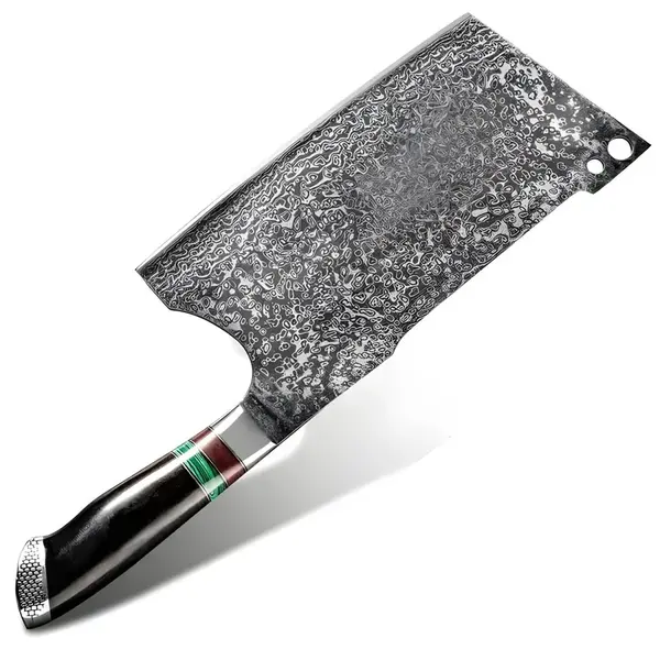 Damaškový kuchynský sekáčik Masato-Tmavo Hnedá H29016