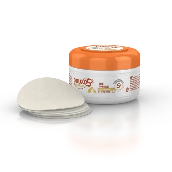 Douxo S3 Pyo čistiace tampóny pre psy a mačky, 30 ks