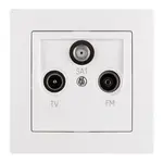 Zásuvka satelitní průběžná RETLUX RSB A369F AMY