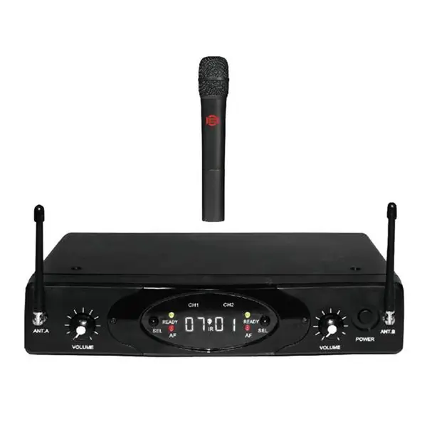Mikrofon bezdrátový SHOW RUD-802R / 1 x U-899H, dvoukanálová sada, UHF