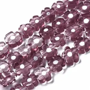 Handmade Millefiori Glass Lampwork Bead Strands