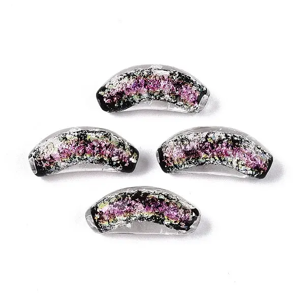 Handmade Foil Glass Lampwork Beads