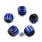 Handmade Lampwork Chevron Beads Strands