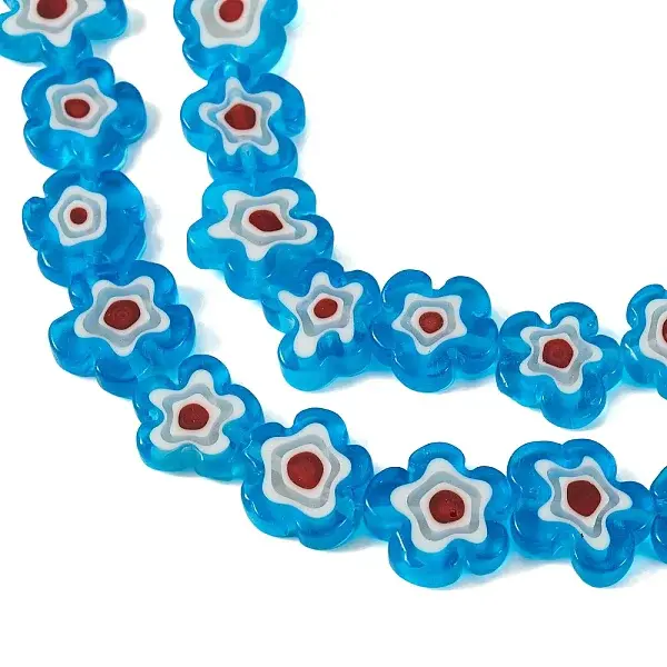 1 Strand Handmade Millefiori Lampwork Beads Strands