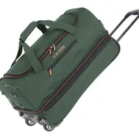 Cestovní taška na kolečkách Travelite Basics Wheeled duffle S Dark green