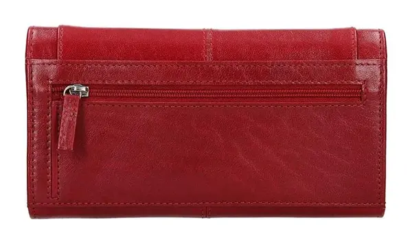 Dámská kožená peněženka Lagen BLC/4228 Red/Red