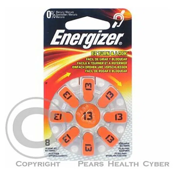 Baterie do naslouchadel ENERGIZER 13 DP 8ks