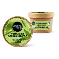 ORGANIC SHOP Tuhý šampon pro objem vlasů Sopečný popel a bambus 60 g
