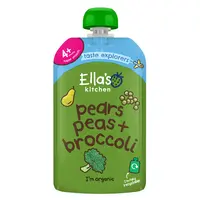 ELLA'S KITCHEN  Hruška hrášek a brokolice BIO 120 g