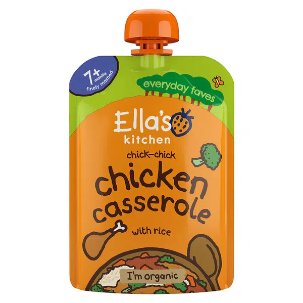 ELLA'S KITCHEN Kuřecí nákyp s rýží 7m+ BIO 130 g
