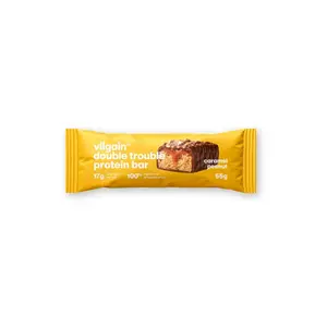 Vilgain Double Trouble proteinová tyčinka 55 g Arašídy a slaný karamel