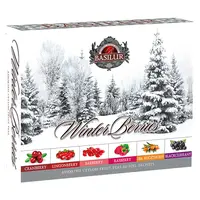 BASILUR Winter berries assorted kolekce černých čajů 60 gastro sáčků