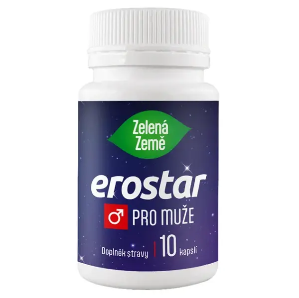 ZELENÁ ZEMĚ Erostar pro muže 10 kapslí