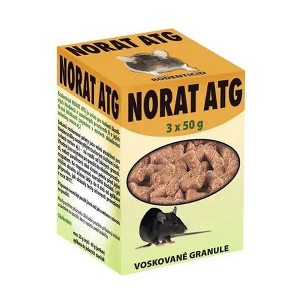 Granule proti myším a potkanům AGROBIO Norat ATG 150g