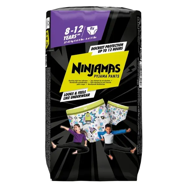 PAMPERS Ninjamas pants S8 Space 27 - 43 kg 9 kusů
