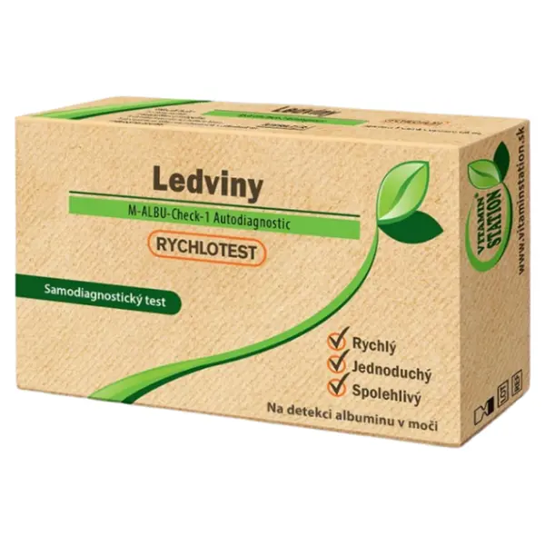 VITAMIN STATION Rychlotest ledviny samodiagnostický test 1 kus