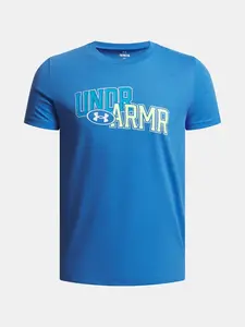 Chlapecké tričko Under Armour UA OVERLAY WM SS-BLU - Kluci
