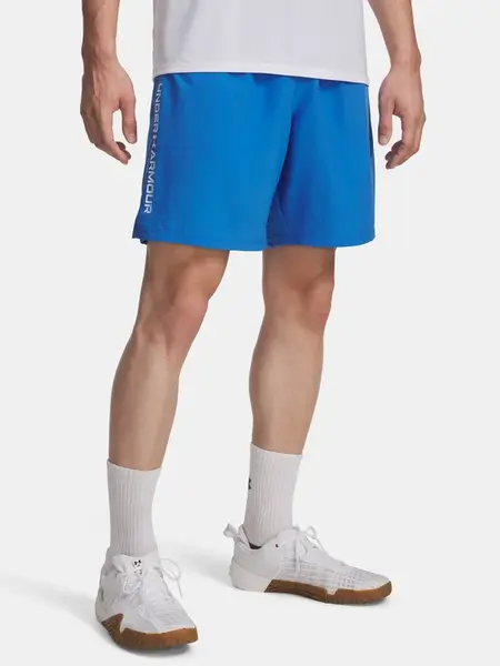 Pánské kraťasy Under Armour UA Tech Woven Wordmark Short-BLU - Pánské