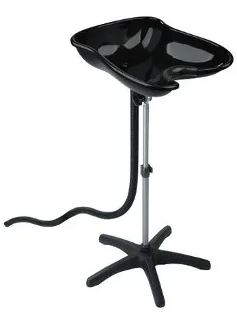 Kadernícka umývacia misa Sibel Compact - prenosná, čierna (0078002) + darček zadarmo