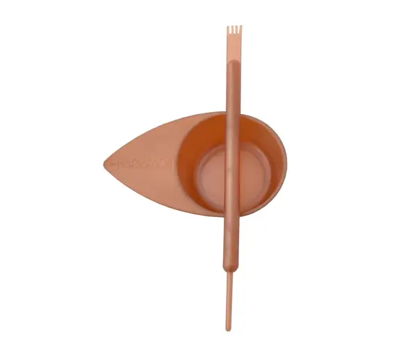 Plastová mištička s tyčinkou na miešanie farby na riasy a obočie RefectoCil (2432)