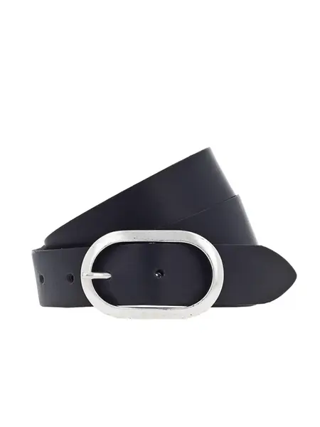VANZETTI Opasky 'Oval 3cm'  čierna / strieborná