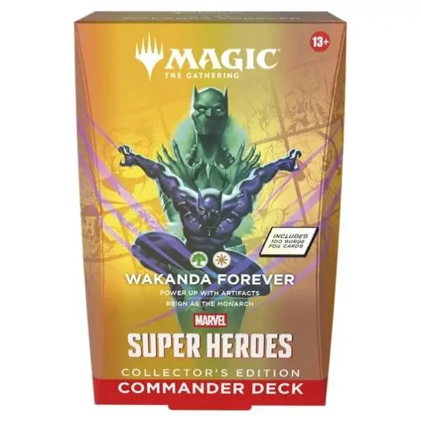 Magic The Gathering Marvel Super Heroes Commander Deck Collector's Edition - Wakanda Forever