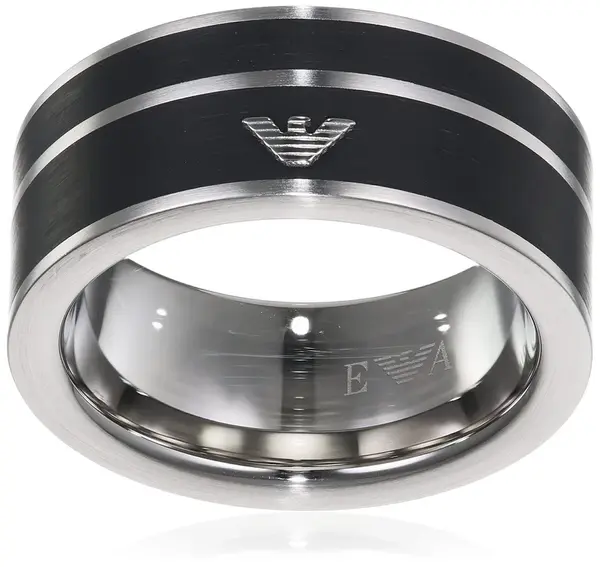 Emporio Armani Moderní ocelový prsten EGS2032040 64 mm