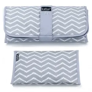 KipKep prebaľovací set NAPPER COMBI-SET Silver Grey (bavlna)